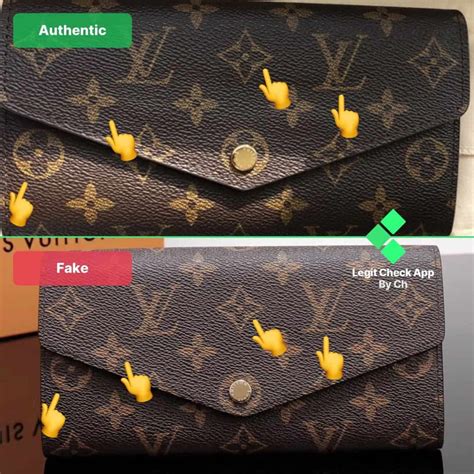 louis vuitton monogram wallet fake vs real|louis vuitton wallet authenticity check.